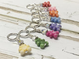 Tiny Teddy Bear Stitch Markers & Holder , Stitch Markers - Jill's Beaded Knit Bits, Jill's Beaded Knit Bits
 - 8