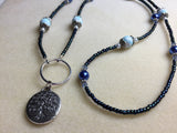 Tree of Life Beaded Eyeglasses Lanyard , Jewelry - Jill's Beaded Knit Bits, Jill's Beaded Knit Bits
 - 3