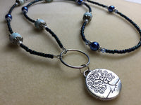 Tree of Life Beaded Eyeglasses Lanyard , Jewelry - Jill's Beaded Knit Bits, Jill's Beaded Knit Bits
 - 2