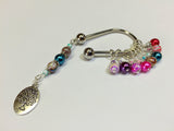 Tree of Life Stitch Marker Set with Horseshoe Holder , Stitch Markers - Jill's Beaded Knit Bits, Jill's Beaded Knit Bits
 - 2