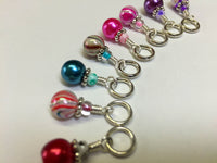 Tree of Life Stitch Marker Set with Horseshoe Holder , Stitch Markers - Jill's Beaded Knit Bits, Jill's Beaded Knit Bits
 - 5