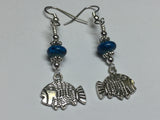 Tropical Fish Wire Dangle Earrings , jewelry - Jill's Beaded Knit Bits, Jill's Beaded Knit Bits
 - 6