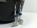 Tropical Fish Wire Dangle Earrings , jewelry - Jill's Beaded Knit Bits, Jill's Beaded Knit Bits
 - 3