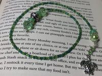 Turtle Beaded Bookmark in Green , accessories - Jill's Beaded Knit Bits, Jill's Beaded Knit Bits
 - 6