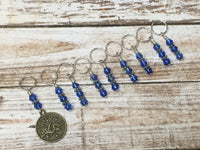 Zodiac Sign Stitch Marker Set Virgo , Stitch Markers - Jill's Beaded Knit Bits, Jill's Beaded Knit Bits
 - 2