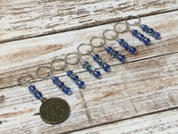 Zodiac Sign Stitch Marker Set Virgo , Stitch Markers - Jill's Beaded Knit Bits, Jill's Beaded Knit Bits
 - 4