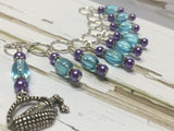 Wine In A Basket Stitch Marker Set , Stitch Markers - Jill's Beaded Knit Bits, Jill's Beaded Knit Bits
 - 4