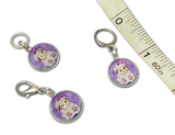 Sheep Stitch Markers for Knitting or Crochet, Closed Rings, Open Rings, or Clasps