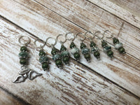 Snag Free Angel Wing Stitch Marker Set- Green 9 Pieces , Stitch Markers - Jill's Beaded Knit Bits, Jill's Beaded Knit Bits
 - 5