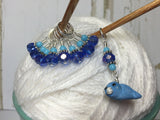 Baby Seal Stitch Marker Set- 9pc. Blue , Stitch Markers - Jill's Beaded Knit Bits, Jill's Beaded Knit Bits
 - 8