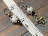 Beagle Dog Stitch Marker Set , Stitch Markers - Jill's Beaded Knit Bits, Jill's Beaded Knit Bits
 - 5