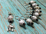 Beagle Dog Stitch Marker Set , Stitch Markers - Jill's Beaded Knit Bits, Jill's Beaded Knit Bits
 - 4