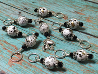 Beagle Dog Stitch Marker Set , Stitch Markers - Jill's Beaded Knit Bits, Jill's Beaded Knit Bits
 - 6