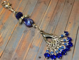 Blue Angel Knitting Bag Lanyard & Stitch Markers , Stitch Markers - Jill's Beaded Knit Bits, Jill's Beaded Knit Bits
 - 4