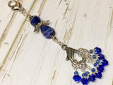 Blue Angel Knitting Bag Lanyard & Stitch Markers , Stitch Markers - Jill's Beaded Knit Bits, Jill's Beaded Knit Bits
 - 5