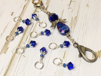 Blue Angel Knitting Bag Lanyard & Stitch Markers , Stitch Markers - Jill's Beaded Knit Bits, Jill's Beaded Knit Bits
 - 6