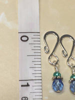 Removable Blue Stitch Markers- Shepherds Hook Style , Stitch Markers - Jill's Beaded Knit Bits, Jill's Beaded Knit Bits
 - 7