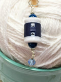 Hanging Barrel Style Row Counter-Blue , Stitch Markers - Jill's Beaded Knit Bits, Jill's Beaded Knit Bits
 - 5