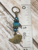 Bluebird Stitch Markers- Snag Free 6 Piece Knitting Set- Optional Holder , stitch markers - Jill's Beaded Knit Bits, Jill's Beaded Knit Bits
 - 9