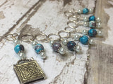 Shoppers Stitch Marker Set , Stitch Markers - Jill's Beaded Knit Bits, Jill's Beaded Knit Bits
 - 6