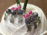 Bunny Rabbit Stitch Markers- Snag Free Knitting Gift , Stitch Markers - Jill's Beaded Knit Bits, Jill's Beaded Knit Bits
 - 4