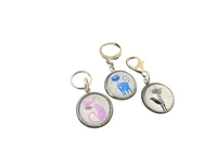 Cat Stitch Marker Charms for Knitting or Crochet, Closed Rings, Open Rings, or Clasps