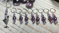 Cocktail Stitch Marker Set , Stitch Markers - Jill's Beaded Knit Bits, Jill's Beaded Knit Bits
 - 2