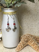Red Crab Beaded Dangle Earrings , jewelry - Jill's Beaded Knit Bits, Jill's Beaded Knit Bits
 - 7