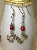 Red Crab Beaded Dangle Earrings , jewelry - Jill's Beaded Knit Bits, Jill's Beaded Knit Bits
 - 9
