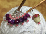 Cupcake Stitch Marker Set , Stitch Markers - Jill's Beaded Knit Bits, Jill's Beaded Knit Bits
 - 6