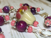 Cupcake Stitch Marker Set , Stitch Markers - Jill's Beaded Knit Bits, Jill's Beaded Knit Bits
 - 4