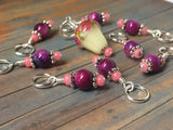 Cupcake Stitch Marker Set , Stitch Markers - Jill's Beaded Knit Bits, Jill's Beaded Knit Bits
 - 9