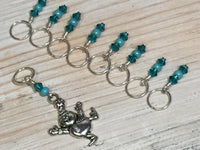 Dancing Snowman Stitch Marker Set , Stitch Markers - Jill's Beaded Knit Bits, Jill's Beaded Knit Bits
 - 7