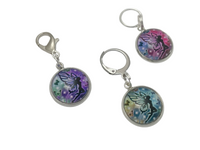 Magical Fairy Stitch Marker Charms for Knitting or Crochet, Closed Rings, Open Rings, or Clasps