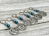 Elegant Circles Stitch Marker Set,  Snag Free