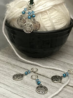 Elegant Circles Stitch Marker Set,  Snag Free