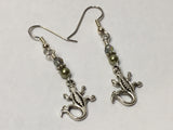 Gecko Beaded Dangle Earrings , jewelry - Jill's Beaded Knit Bits, Jill's Beaded Knit Bits
 - 3