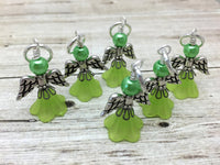 Angel Stitch Marker set- Snag Free Beaded Knitting Stitch Markers- Gift for Knitters- Tools ,  - Jill's Beaded Knit Bits, Jill's Beaded Knit Bits
 - 2