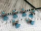 Angel Stitch Marker set- Snag Free Beaded Knitting Stitch Markers- Gift for Knitters- Tools ,  - Jill's Beaded Knit Bits, Jill's Beaded Knit Bits
 - 5