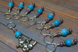 Hanging Cat Stitch Marker Set, Snag Free, Gift for Knitters