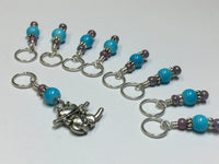 Hanging Cat Stitch Marker Set, Snag Free, Gift for Knitters