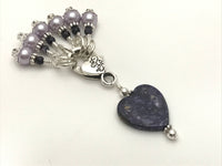 Primitive Heart Stitch Marker Set for Knitting, Gift for Knitter
