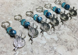 Ball of Yarn Stitch Marker Charms, SNAG FREE Knitting Markers, Gifts for Knitters