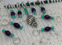 Seashell Stitch Marker Set for Knitting, Progress Keepers, Gifts for Knitter