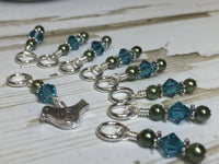 Silver Bird Stitch Marker Set | Gifts for Knitters | Snag Free Knitting Markers