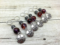 Sand Dollar Stitch Markers, Gifts for Knitters