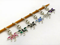 Dragonfly Stitch Markers, SNAG FREE Beaded Knitting Markers, Gifts for Knitters, Insect