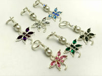 Dragonfly Stitch Markers, SNAG FREE Beaded Knitting Markers, Gifts for Knitters, Insect