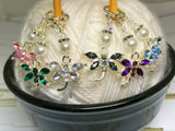 Dragonfly Stitch Markers, SNAG FREE Beaded Knitting Markers, Gifts for Knitters, Insect
