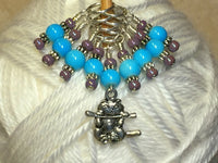 Hanging Cat Stitch Marker Set, Snag Free, Gift for Knitters